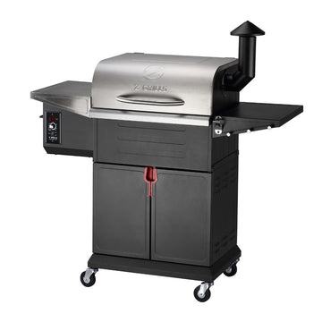 Image of a Z GRILLS Wood Pellet Grill Flame Elite 600D3E GEN 2.1 WIFI - Stainless Steel 1