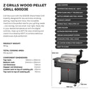 Image of a Z GRILLS Wood Pellet Grill Flame Elite 600D3E GEN 2.1 WIFI - Stainless Steel 2