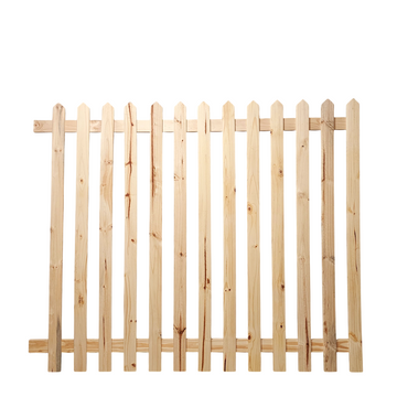 CTM Wooden Picket Fencing 1800 x 1500 x 16 Untreated