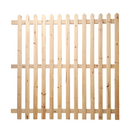 CTM Wooden Picket Fencing 1800 x 1800 x 16 Untreated-1