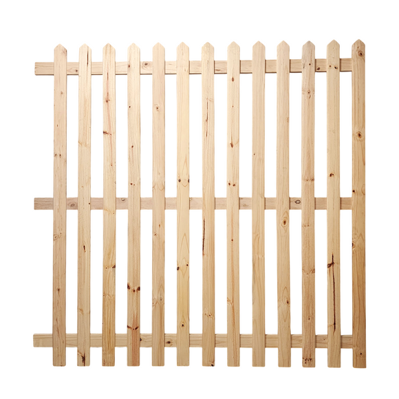 CTM Wooden Picket Fencing 1800 x 1800 x 16 Untreated