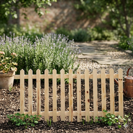 CTM Wooden Picket Fencing 1800 x 900 x 16 Untreated - 0