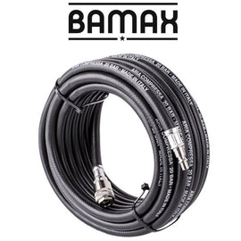 Image of a RUBBER AIR HOSE 10mmX10M W.QUICK COUPLERS