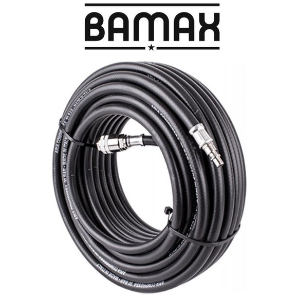 Image of a RUBBER AIR HOSE 10MMX20M W.QUICK COUPLER