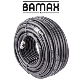 Image of a RUBBER AIR HOSE 10mmx30M W.QUICK COUPLER