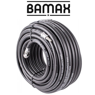 Image of a RUBBER AIR HOSE 10mmx30M W.QUICK COUPLER