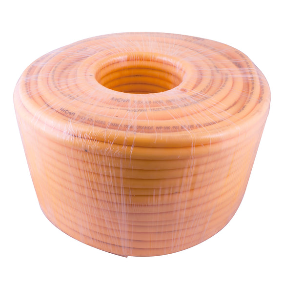 Image of an AirCraft Flex Air Hose 10mmX 100M Orange Wp300 Psi Bp 900 Psi Yohkon Flex