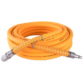 Image of an AirCraft Flex Air Hose Kit 10mmX 10M Orange W/Quick Coupler & Connector Yohko