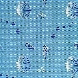 image of Seagull Anti Slip Roll 65cm x 15m Printed Seashells Blue