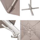 Image of a CASA CALORE Roma Trend 3.5m Cantilever Umbrella with 360deg turn & side-side tilt 2