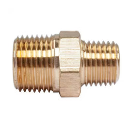 Image of an AirCraft Nipple Brass 1/4X3/8 M/M
