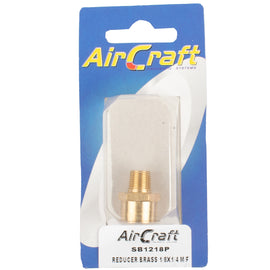 Image of an AirCraft Reducer Brass 1/8X1/4 M/F 1Pc Pack