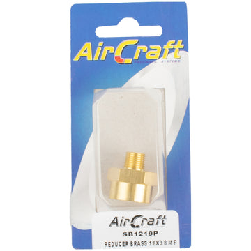 Image of an AirCraft Reducer Brass 1/8X3/8 M/F 1Pc Pack