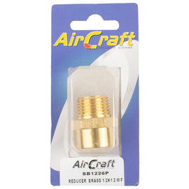 Image of an AirCraft Reducer Brass 1/2X1/2 M/F 1Pc Pack