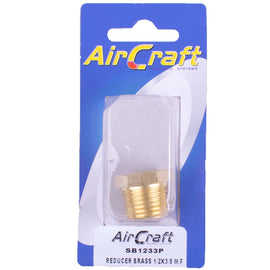 Image of an AirCraft Reducer Brass 1/2X3/8 M/F Conical 1Pc Pack