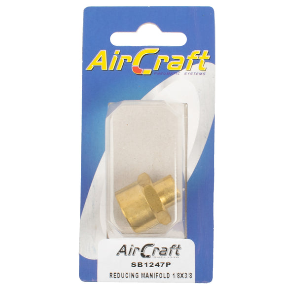 Image of an AirCraft Reducing Manifold 1/8X3/8 F/F 1Pc Pack