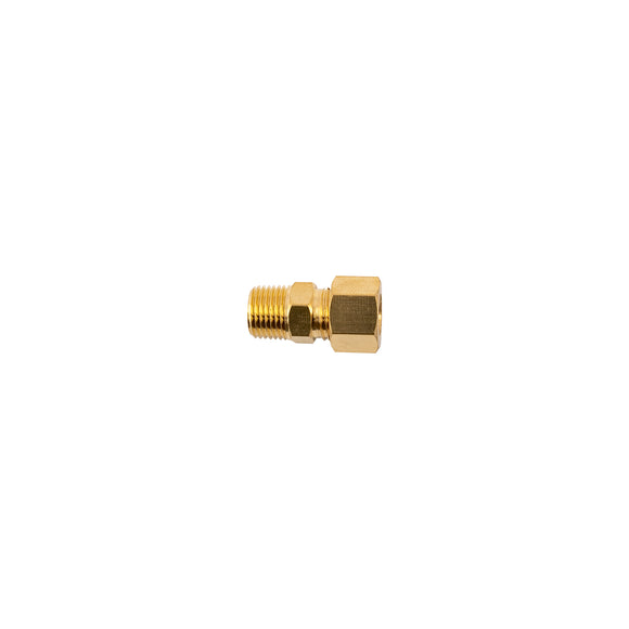 Image of an AirCraft Brass Conical Straight 1/4'Tube X 1/8' M