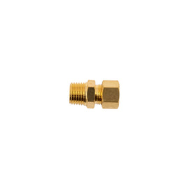 Image of an AirCraft Brass Conical Straight 5/16' Tube X 1/4' M