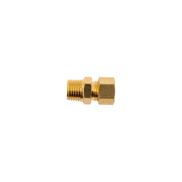 Image of an AirCraft Brass Conical Straight 5/16' Tube X 1/4' M