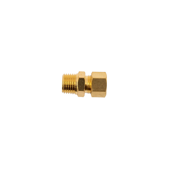 Image of an AirCraft Brass Conical Straight 5/16' Tube X 1/4' M