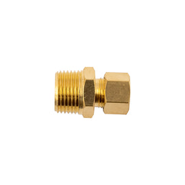 Image of an AirCraft Brass Conical Straight 5/16' Tube X 3/8' M