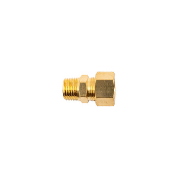 Image of an AirCraft Brass Conical Straight 3/8' Tube X 1/4' M