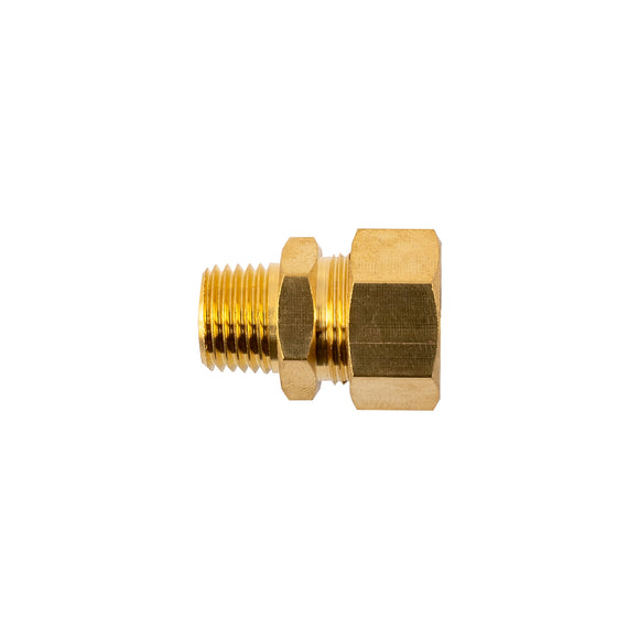 Image of an AirCraft Brass Conical Straight 1/2' Tube X 1/4' M