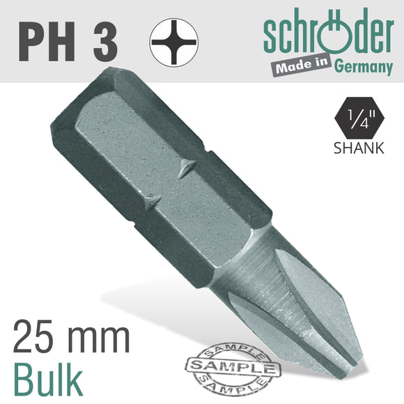 Image of a PHIL.NO.3X25MM CLASSIC BIT BULK