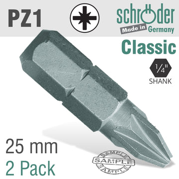 Image of a POZI.NO.1X25MM CLASSIC BIT 2CD