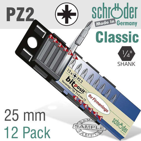 Image of a POZI.NO.2X25MM 12 PER PACK