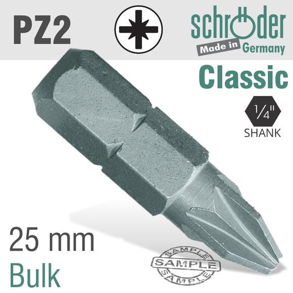 Image of a POZI.NO.2X25MM CLASSIC BIT BULK