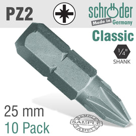 Image of a POZI.NO.2X25MM CLASSIC BIT 10C
