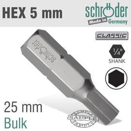 Image of a HEX/ALLEN INSERT BIT 5MM BULK