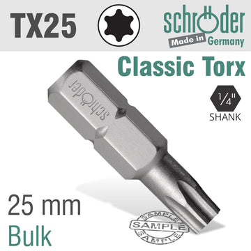 Image of a TORX TX 25 CLASSIC BIT 25MM
