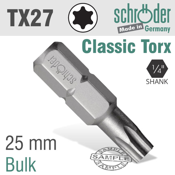 Image of a TORX TX 27 CLASSIC BIT 25MM