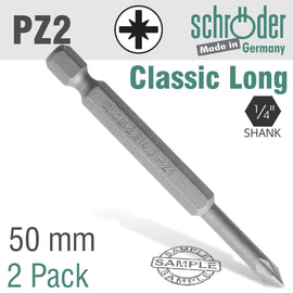 Image of a POZI NO.2 x 50MM CLASSIC POWER BIT 2CD