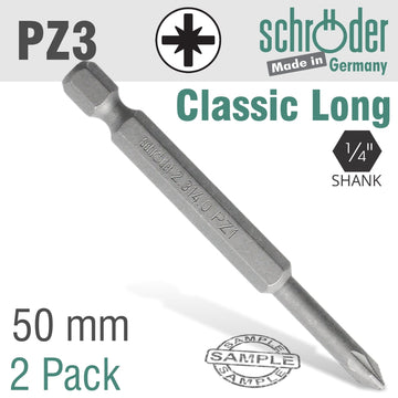 Image of a POZI NO.3 x 50MM CLASSIC POWER BIT 2CD