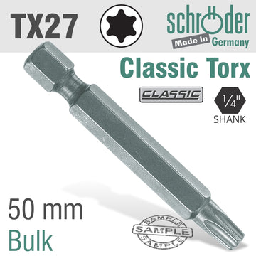 Image of a TORX TX27 CLASSIC POWER BIT 50MM BULK