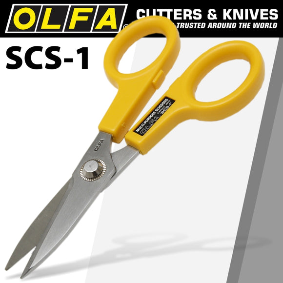 Image of a Olfa Scissors W/Serrated Ss Blades 127mm