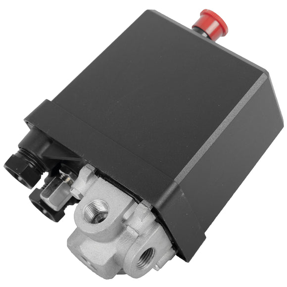 Image of an AirCraft Pressure Switch 3 Phase. 4 Way Brass Ferrule