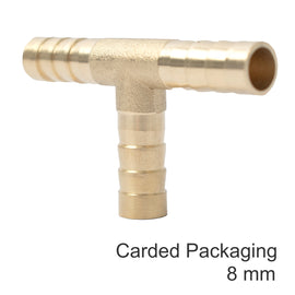 Image of an AirCraft T Type Hose Connector 8mm1Pce Blister