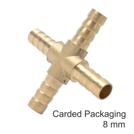 Image of an AirCraft 4 Way Hose Connector 8mm1Pce Blister