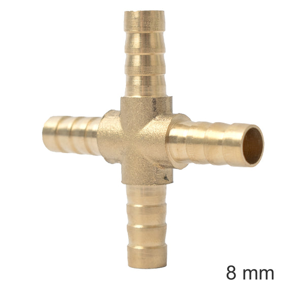 Image of an AirCraft 4 Way Hose Connector 8mm