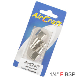 Image of an AirCraft Connector German 1/4' Female 2Pc Pack