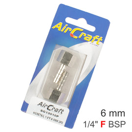Image of an AirCraft Hosetail 1/4'F X 6mm2Pc Pack