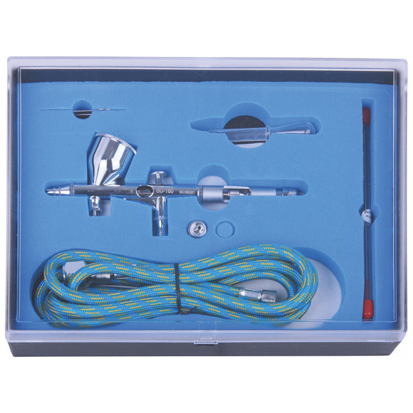 Image of an AirCraft Air brush Kit 0.25 0.3mm Nozzles With 1.8M Airhose