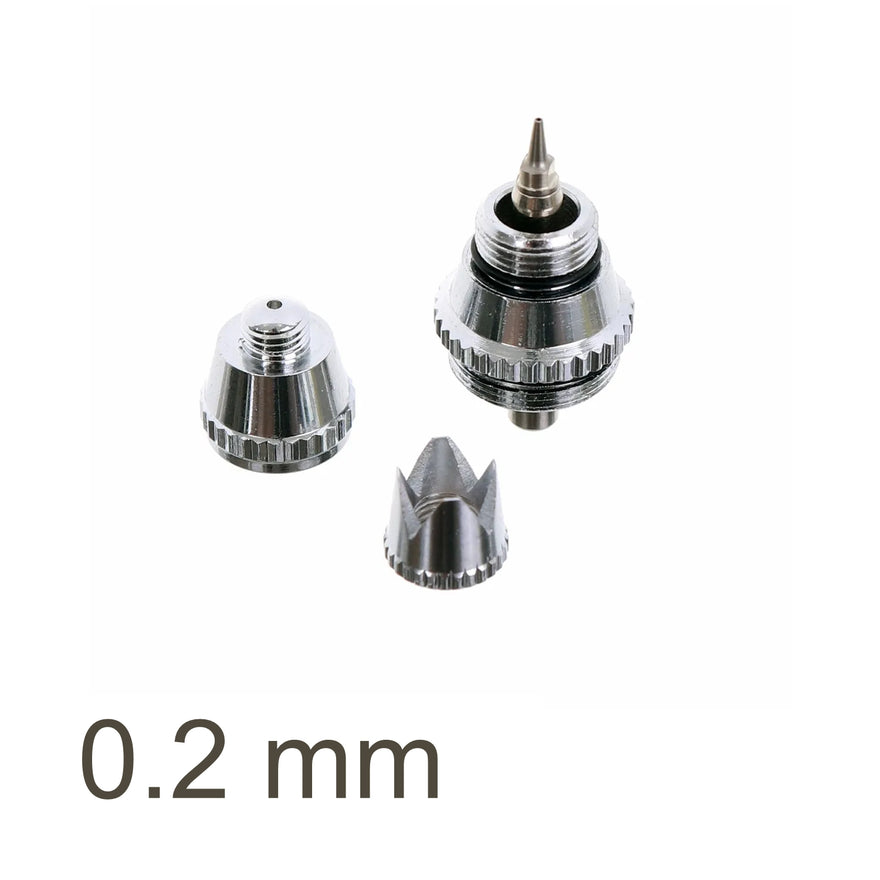 Image of an AirCraft Nozzle Kit for A208 Airbrush 0.2mm