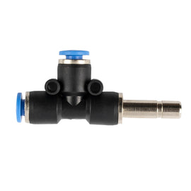 Image of an AirCraft PU Red Insert T-Joint Side 6mm- 4mm