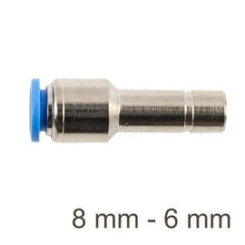 Image of an AirCraft PU Red Insert Straight 8mm- 6mm