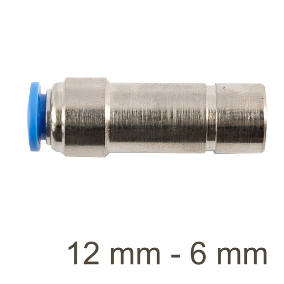 Image of an AirCraft Red Insert Straight PU 12mm- 6mm